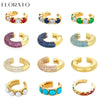 gold plated 1PC Crystal Ear Cuff Metal Ear Clip for Women Adjustable C Shape Without Piercing Cuff couple Earring Jewelry - Image 1