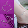 Silver Color Stamp Anklets For Women Foot Leg Chain Link Bracelet Double Layers Beach Accessories Jewelry - Image 8
