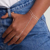 Multilayer Silver Color Finger Ring Bracelets for Women Metal Shiny Thin Chain Multilayer Bracelets Charm Jewelry Gifts - Image 5