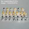 1PC Titanium Zircon Flower Rook Helix Stud Tragus Cartilage Earring Lobe Labret Piercing Jewelry 16G - Image 2