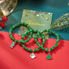 3Pcs/Set Colorful Beads Christmas Bracelet For Women Xmas Tree Snowman Santa Claus Snowflake Beaded Bracelet Year Jewelry - Image 7