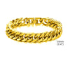 Stylish Double Curb Chain Bracelets for Men Boys,8/10/12/15mm Stainless Steel Miami Link Wristband,Punk Jewelry Gifts - Image 12
