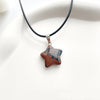 Stone Hexagon Crystal Rose Quartz Opal Star Pendant Necklace for Women Fluorite Lapis Bullet Pendulum Jewelry Gift - Image 15