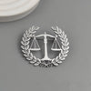design balance wheat ear fair stainless steel gold-plated brooch, suit lapel pin, men's formal dress accessories - Image 4