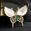 Women Elegant Emerald Crystal Butterfly Brooches Badges Classic Lady Dress Suit Pins Jewelry - Image 22