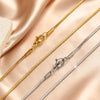 Stainless Steel Gold Color Square Snake Chain Necklace for Women Men, 50/60/80/120cm Long Chain Choker Minimalist Jewelry - Image 5