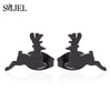 Minimalist Silver Color Deer Horn Earrings Women Christmas Jewelry Cute Elk Antler Ear Studs Unique Tree Branch Earings - Image 18