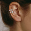 1Pcs Punk Zircon Ear Cuff Clip on Earrings for Women Girls No Pierced Crystal Star Heart Earcuff Ear Wrap Clips Jewelry - Image 6
