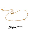 Stainless Steel Heart Chain Anklet Gold Silver Color Pvd Plated Summer Jewelry for Women - Image 1