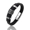Vintage Multilayer Brown Leather Stainless Steel Men Bracelet Bead Bracelet Jewelry Male Wrist Bangle Christmas Gifts - Image 11