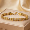 Stainless Steel Ankle Bracelet for Women: Exquisitely Woven Mesh Design, Chunky Chain, Summer Beach Style, Jewellery Gift - Image 2