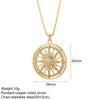 Stainless Steel Chain Necklace with Colorful Pendant Designs - Image 52