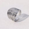 Vintage Stainless Steel Asymmetric Hollow Rings for Women Men Punk Multi Layer Irregular Fan-Shaped Opening Rings Jewelry Gifts - Image 10