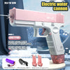 Space Electric Water Gun Ring Burst Transformation LED Lights Large Capacity Full Auto Continuous Fire Squirt Gun Toy - Image 9