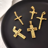 Jesus Cross Gold Plated Stainless Steel Pendant Necklace For Men Unisex Religious Jewelry Accessories - Image 6