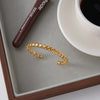 Classic Gold Color Plated Spiral Multi-Layer Surround Telephone Line Open Bracelet Stainless Steel Jewelry - Image 5