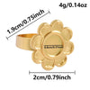 1/5pcs Gold Plated Cabochon Ring Round Oval Blank Tray Base Stainless Steel Rings For Women Men Handmade Enamel Accessories - Image 18