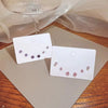 Pink Heart and Bow Stud Earrings Set with Pearl-Style Details - Image 56