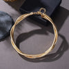 Punk Style Gold Color Multilayer Wrap Necklace for Women Simple Design, Holiday Party Jewelry Accessories - Image 2