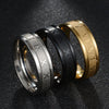 Classic Stainless Steel Roman Digital Men Women Ring Cool Punk Jewelry for Party Gifts - Image 1