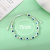 12pcs Evil Eye Square Crystal Bracelet Handmade Prayer Bangles Adjustable Anklets Wrist Jewelry Gift for Friend - Image 6