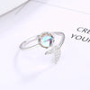 Ventfille Silver Opal Ring Female Index Finger Opening Adjustable Tail Ring Simple Jewelry Gift - Image 22