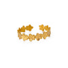 Floral Cuff Bracelet in Stainless Steel with Gold-Tone Finish - Image 17