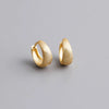 Silver Simple Wide Huggies Gothic Hoop Earrings for Women European Unisex Piercing Rock Jewelry Ear Buckles - Image 24