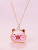 1Pc Cute Kids Capybara Shaker Pendant Necklace Quicksand Sequins Star Charm Necklace for Girls, Friendship Jewelry Set - Image 8
