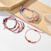 12 piece ocean series starfish butterfly woven stretch bracelet set - Image 2