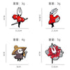 4pcs Set Cute Cartoon Badge Enamel Pin Cute Cartoon Brooch Lapel Pins for Backpacks And Clothes Accessories Gift - Image 9