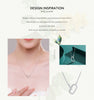 MODIAN Romantic Lock Design Sparkling Clear CZ Necklace 925 Sterling Silver Chain Necklace For Women Fine Jewelry Wedding Gift