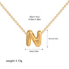Tiny Gold Color Bubble Balloon Initial Letters Charms Chocker Necklaces for Women Single Alphabet Chains Personalized Jewelry - Image 22