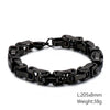 Powerful Versatile King Chain Men's Stainless Steel Rock Bracelet Punk Byzantine Chain Wrist Jewelry Gift - Image 14