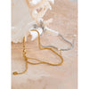 Layered Chain Imitation Pearl Chic Anklet Gold Platinum Plated Australia Summer Jewelry Gift - Image 4