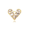 Skeds Small Size Rhinestone Heart Brooches Pins For Women Lady Elegant Crystal Design Suit Clothing Accessories Gift - Image 5