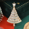 Christma’s Rhinestone Christmas Tree Brooch for Women Unisex Glass Plant Pins Event Party Decoration Clothes Accessories - Image 6