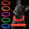 USB Rechargeable Fiber Optic Collar Pet Dog LED Light Collar Luminous Anti-Lost Dog Collar USB Rechargeable Dog Necklace Collar - Image 1