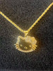 Gold Rope Chain Necklace Nugget Heart Pendant - Image 6