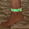 5pcs Noctilucent Colorful Acrylic Anklet Sets For Women Rice Beads Chain Ankle Bracelet Elastic Rope Beach Foot Accessories - Image 1