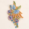 Women Brooch Extra-Large Rhinestone Peacock Animal Bird Dog Conch Enamel Pin Jacket Jewelry Accessory - Image 18