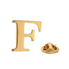 Quality Brass Initial A to Z 26 Letters Pin English Symbol Design Men's Suit Collar Lapel Brooch Pin - Image 27