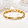 Stainless Steel White Zircon Women's Chain Anklets Minimalist Beach Holiday Dainty Anklet Jewelry Gift To Girls - Image 2