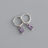 Small Hoop and Stud Earrings with Charm and Chain Styles - Image 36