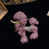 Zinc Alloy Brooch Pin with Decorative Stone Details in Multiple Styles - Image 3