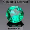 Lab Grown Columbia Emerald Hand Cut Round Cut Gemstone for Women Jewelry Rings Earrings Making Selectable - Image 1