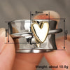 Aesthetic Heart Rings for Women Glossy Romantic Two Tone Accessories Delicate Temperament Party Jewelry - Image 6