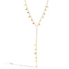 Gold Rhombus Pendant Y Body Chain Necklace Gold Plated Stainless Steel Charm Necklace Jewelry - Image 1