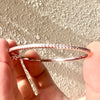 Silver Jewelry For Women Rose Gold Bangle Diamond Bangle Wedding Jewelry Around Rivet Bangle Jewelry - Image 7