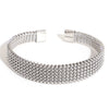 Greatera Close Line Embossing Stainless Steel Men's Bracelet Braided Mesh Open Bangle Classic Daily Party Wear Jewelry Gifts - Image 7